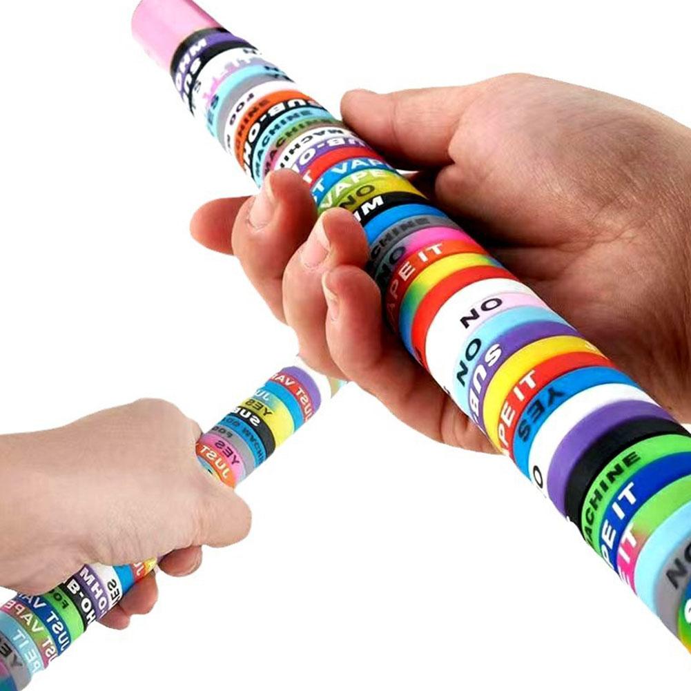Fishing Rod Case - 20/50Pcs Silicone Anti-skid Rod Ring Set