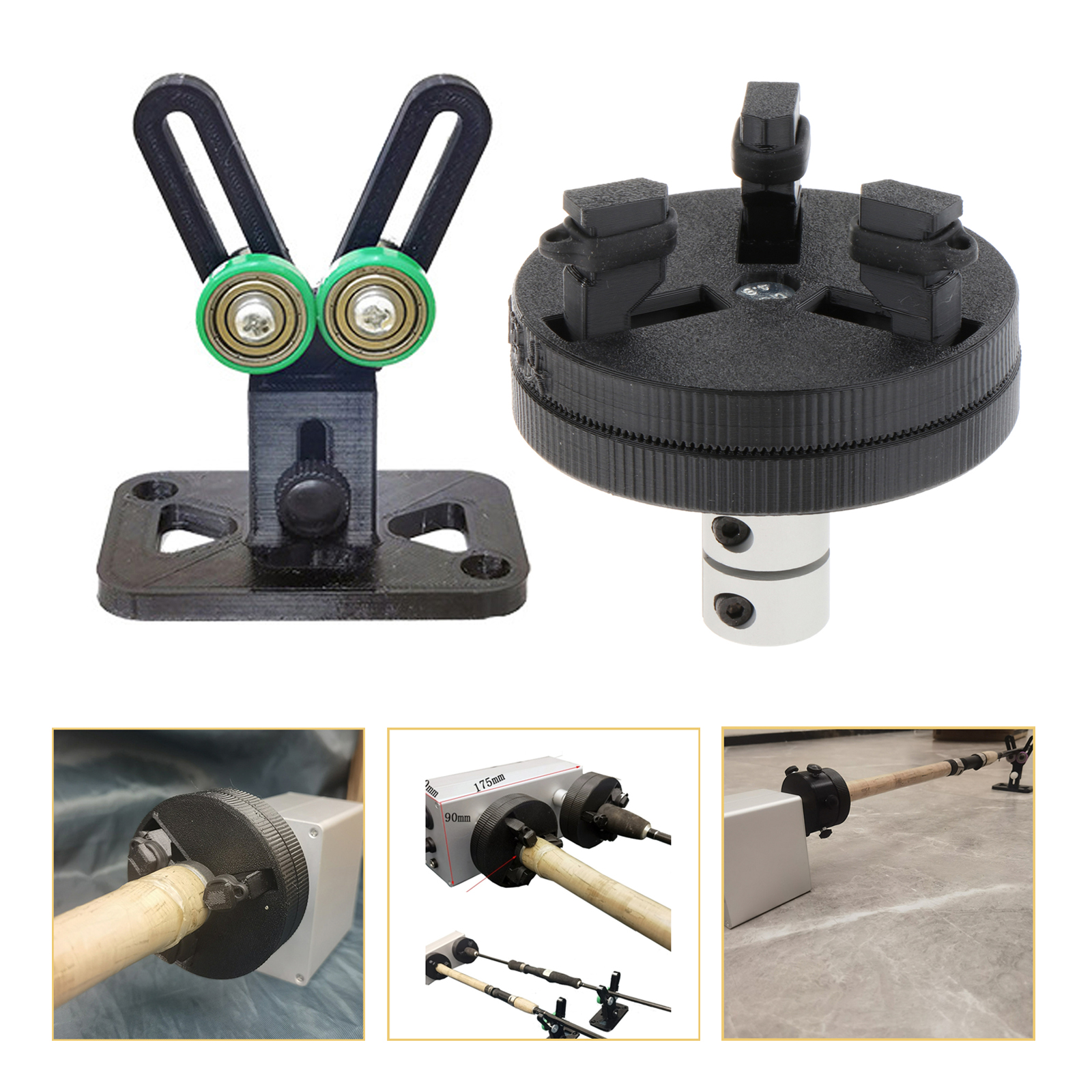 Fishing Rod Building Kit - Fishing Rod Tool Epoxy Painting Adjustable