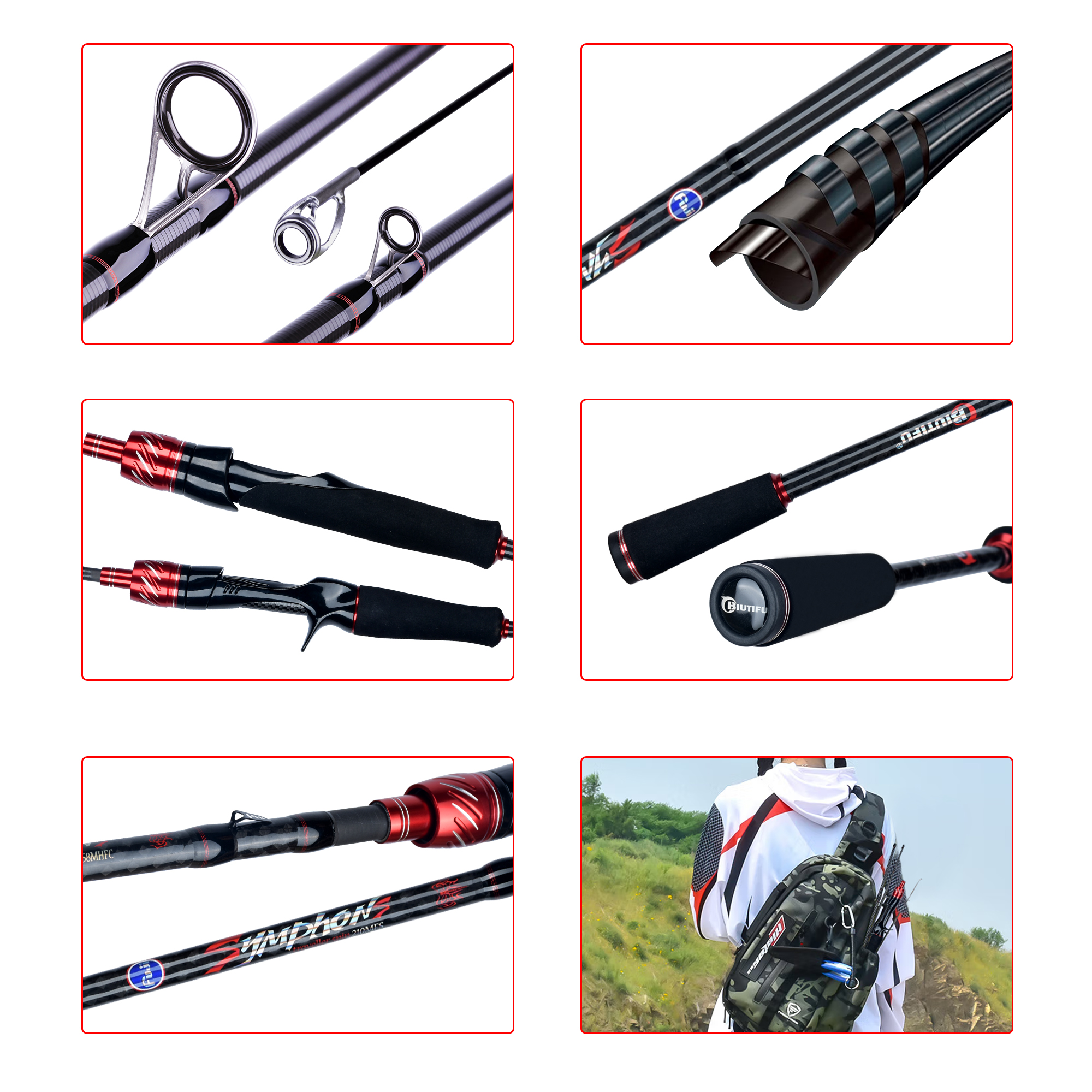 BIUTIFU Spinning Casting Fuji  - Fishing Rod Surf incelemesi ve fiyatı