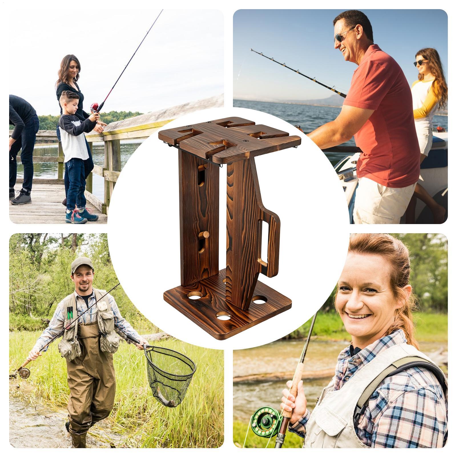 Fishing Rod Holder Wooden Port - Fishing Rod Rack incelemesi ve fiyatı