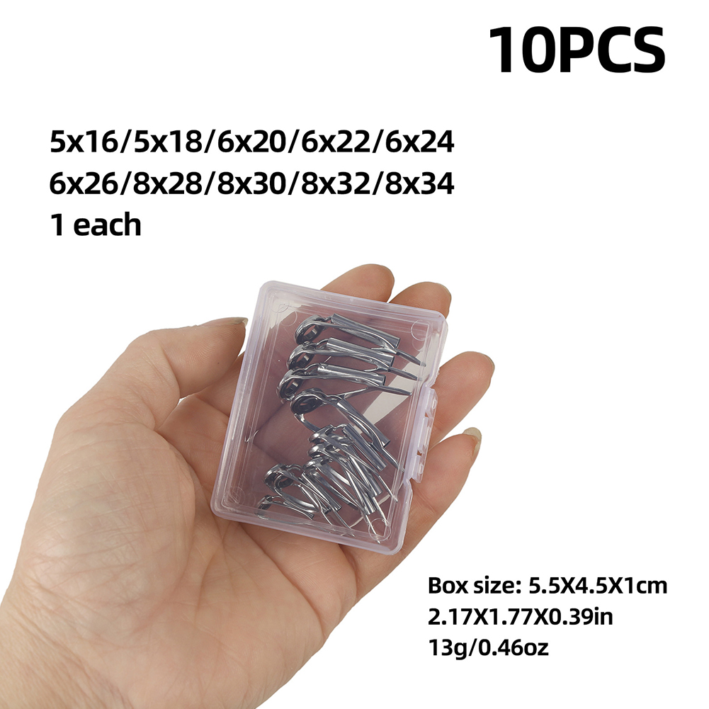 10/40pcs Fishing Rod Guide Rin - Fishing Rod Tip Replacement incelemesi ve fiyatı