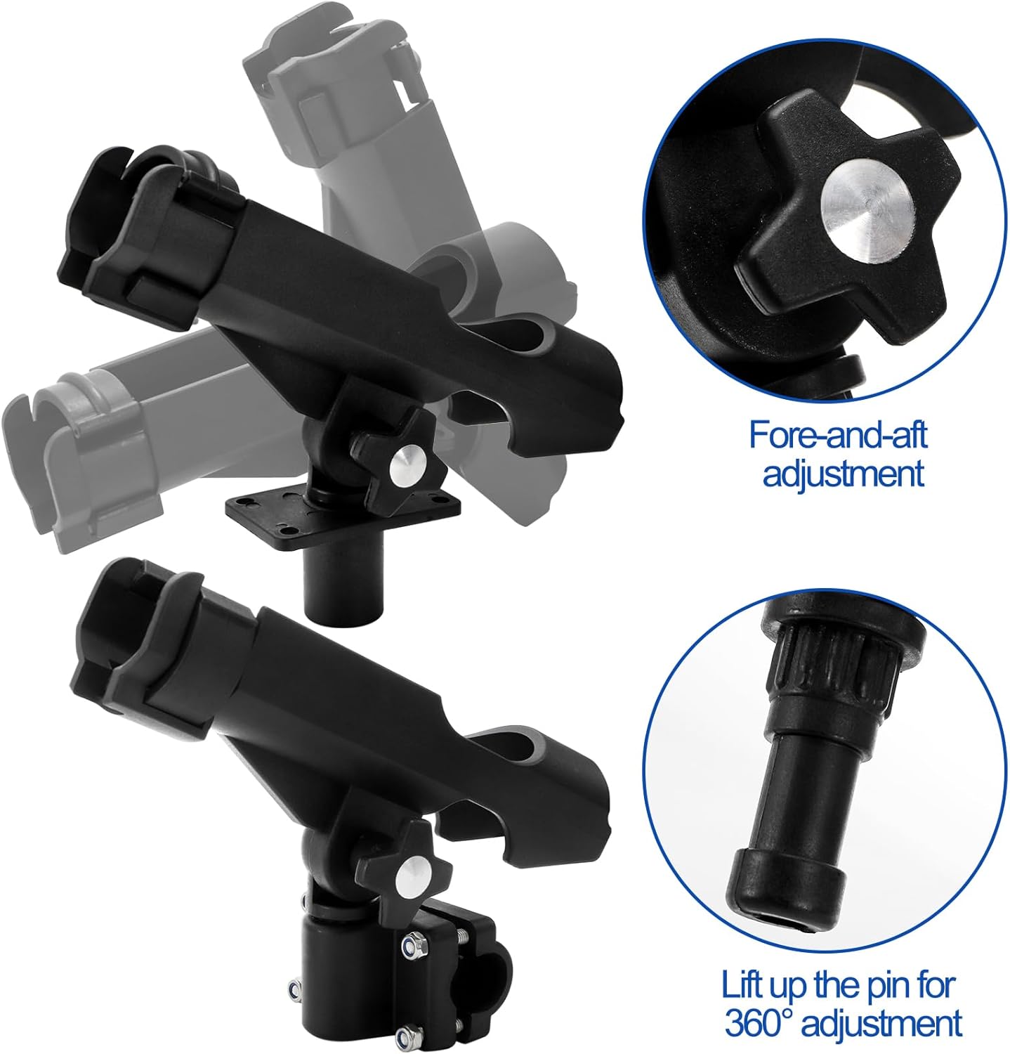 2 Pack Fishing Rod Holder with - Fishing Rod Boat incelemesi ve fiyatı