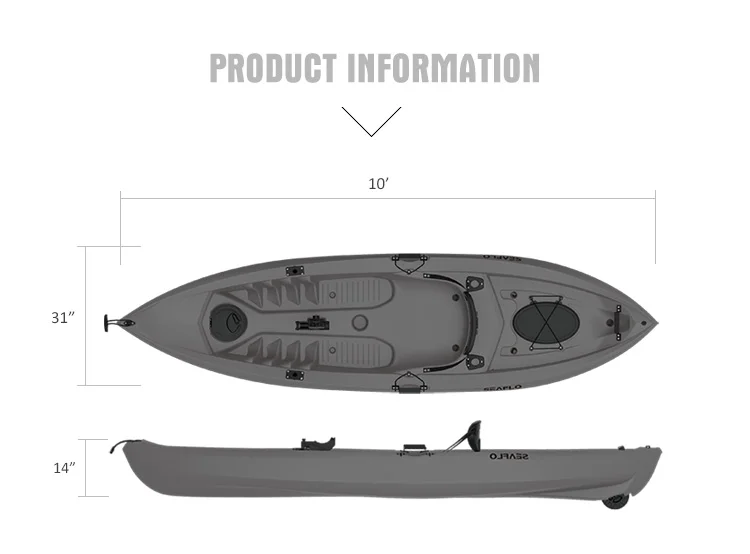 10ft 1 Person HDPE Plastic Boa - Fishing Rod Boat incelemesi ve fiyatı