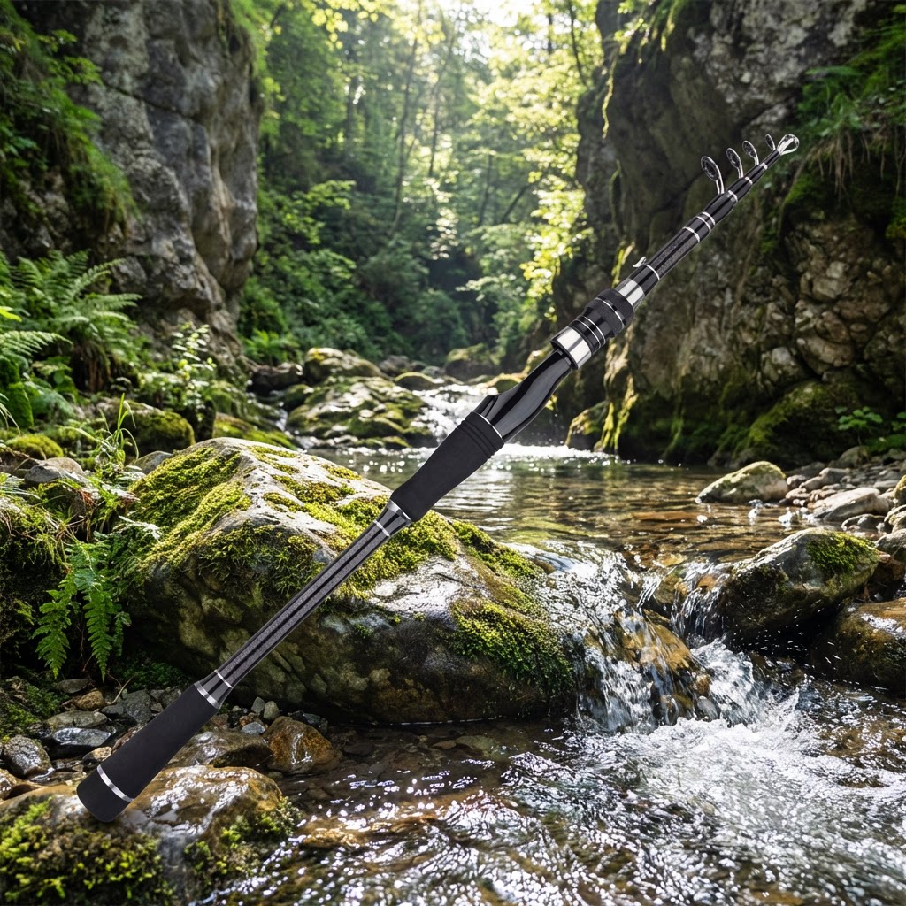 /Portable /Telescopic /Fishing - Fishing Rod Carbon Fiber incelemesi ve fiyatı