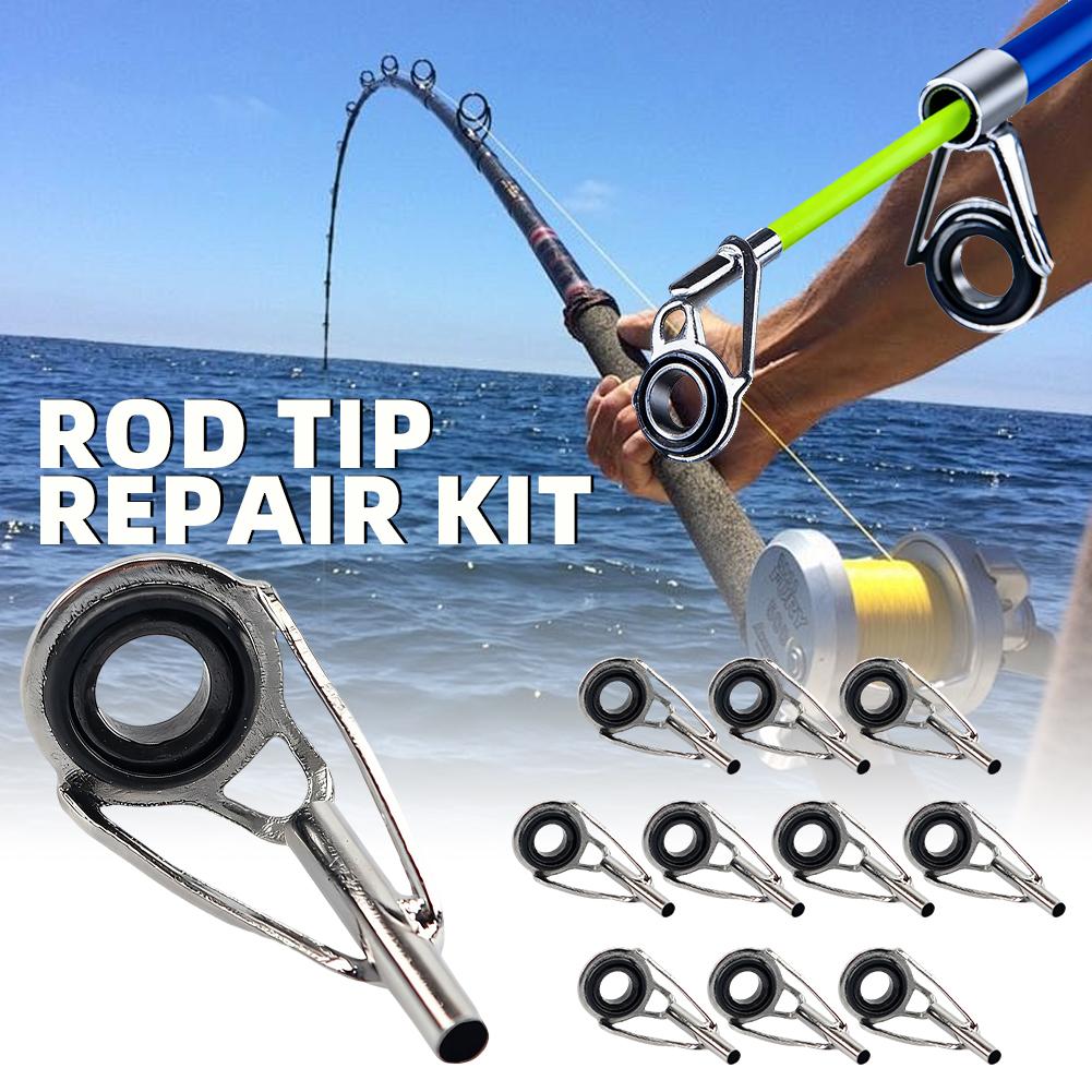 Rod Tip Repair Kit 10pcs Fishi - Fishing Rod Building Kit incelemesi ve fiyatı