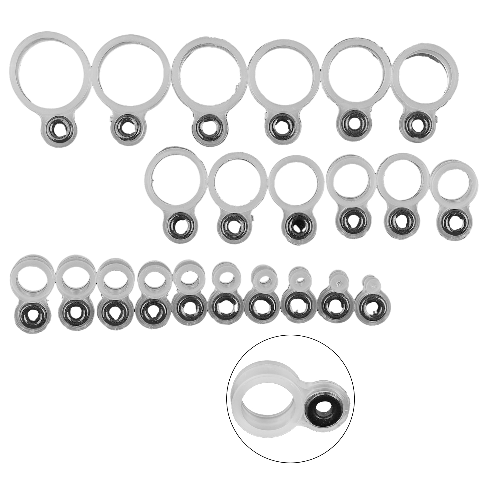 14/22Pcs Fishing Rod Eyelet Re - Fishing Rod Building Kit incelemesi ve fiyatı