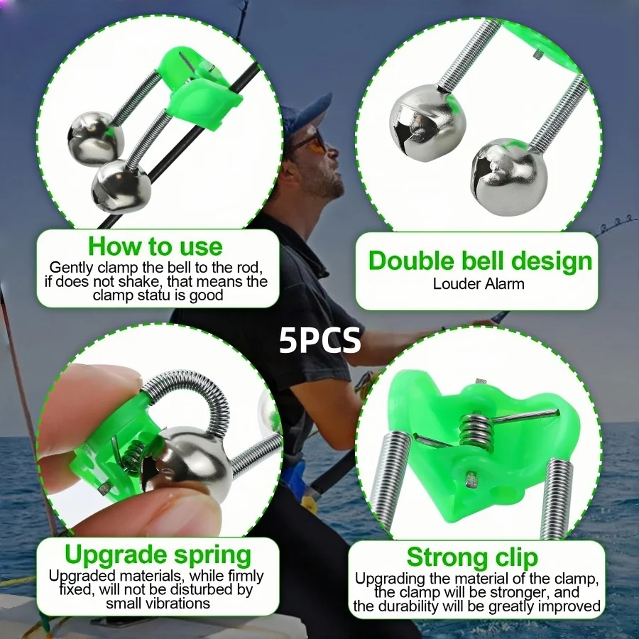 5 Pack Fishing Rod Bells Extra - Fishing Rod Ice incelemesi ve fiyatı