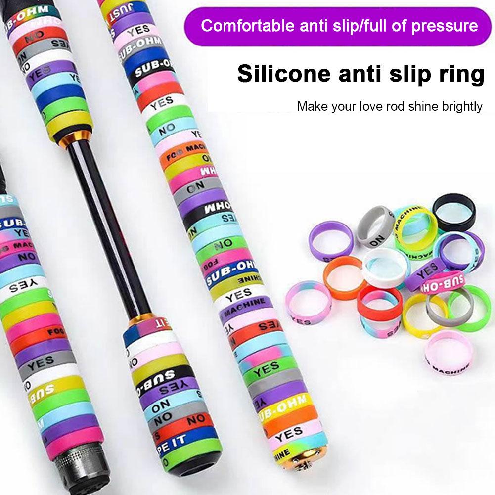 20/50Pcs Silicone Anti-skid Ro - Fishing Rod Case incelemesi ve fiyatı
