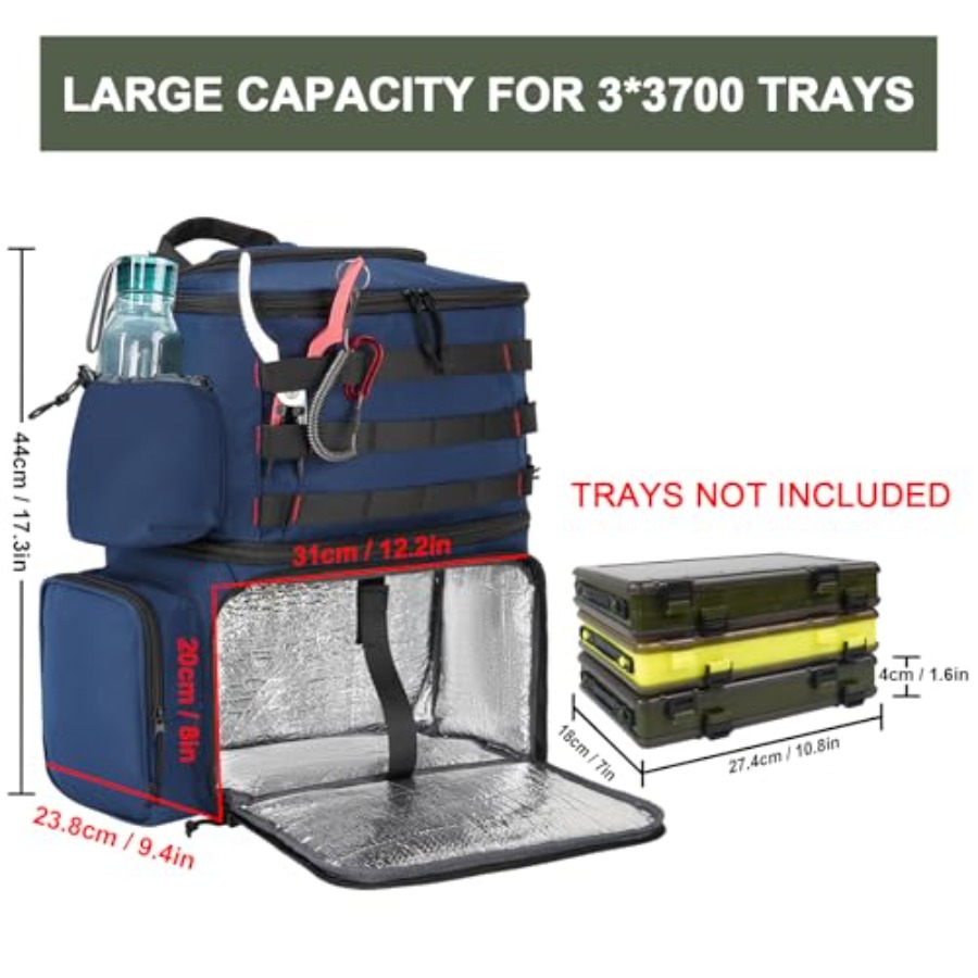 Fishing Backpack, Water Resist - Fishing Rod Holder incelemesi ve fiyatı