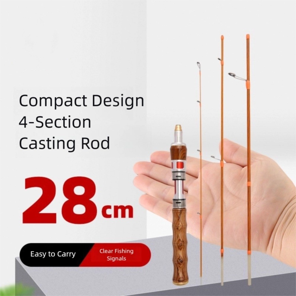 4 Sections Spinning Fishing Ro - Fishing Rod Ice incelemesi ve fiyatı