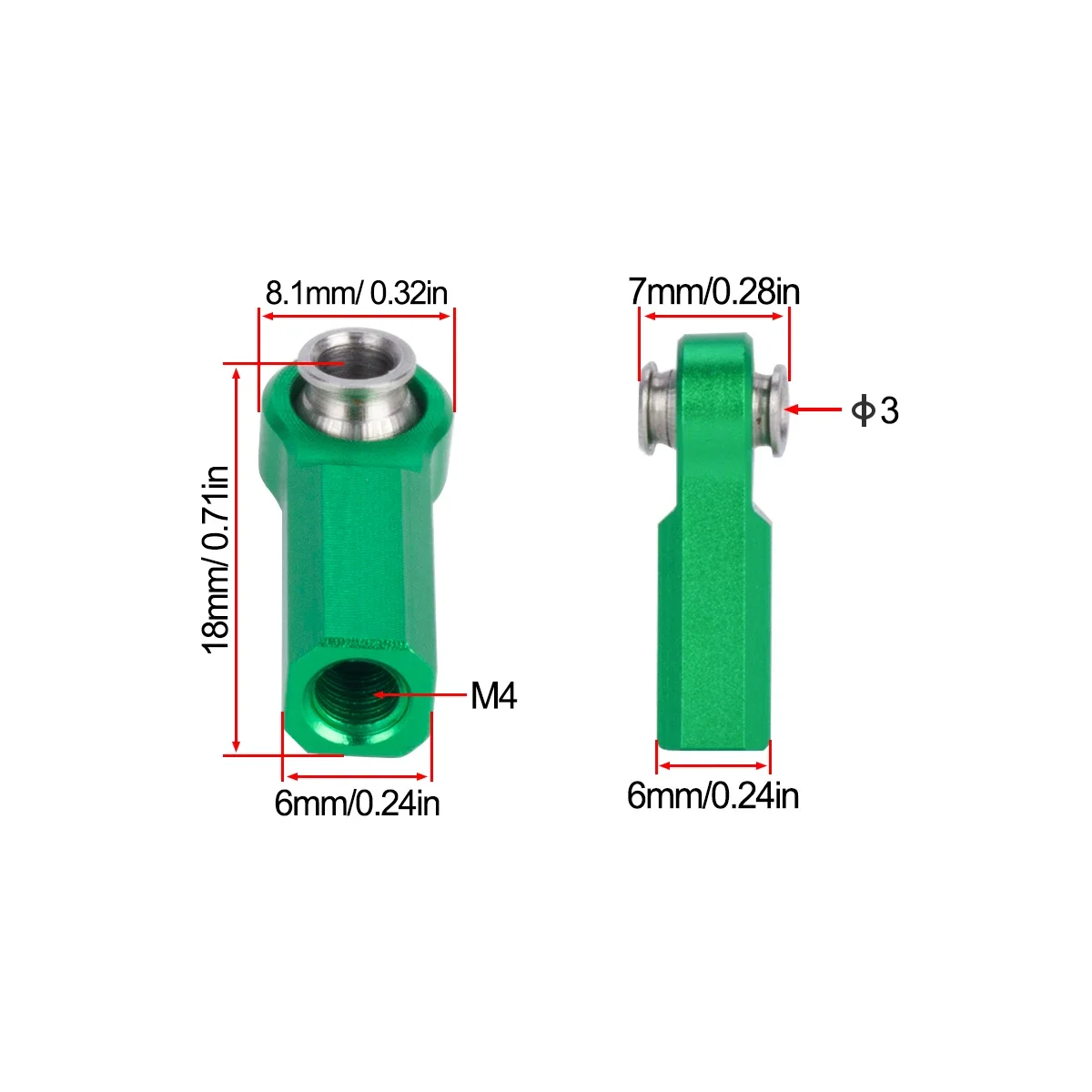 4Pcs M4 Metal Ball Head Holder - Fishing Rod Holder incelemesi ve fiyatı