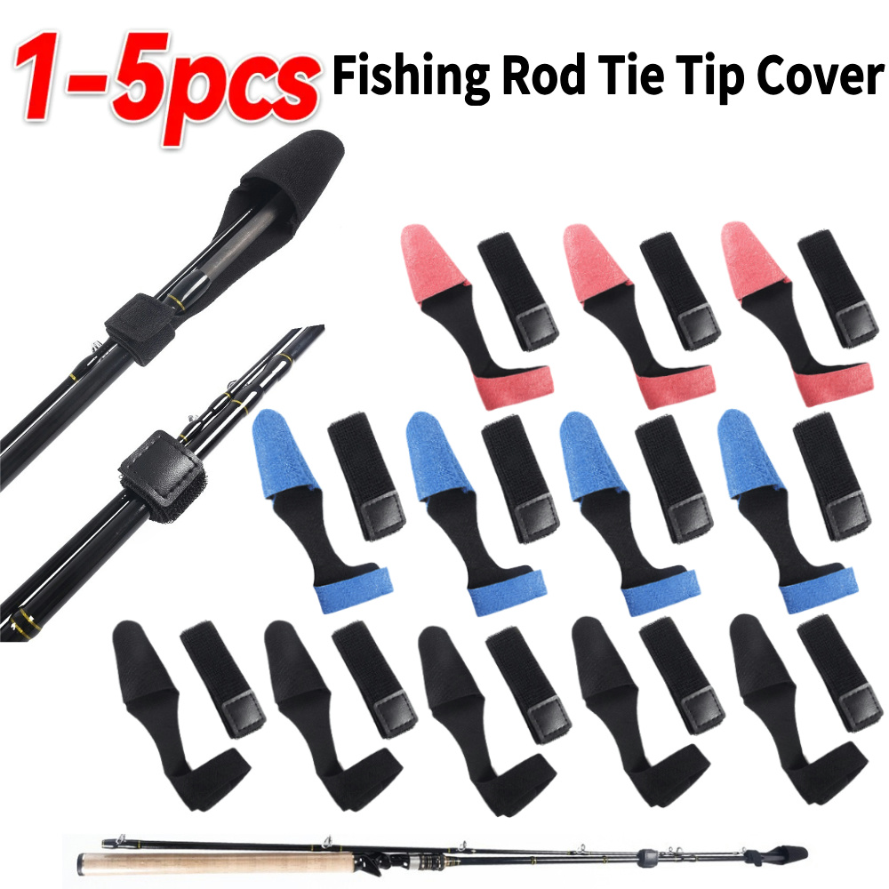 1-5PCS Fishing Rod Tie Tip Cov - Fishing Rod Case incelemesi ve fiyatı
