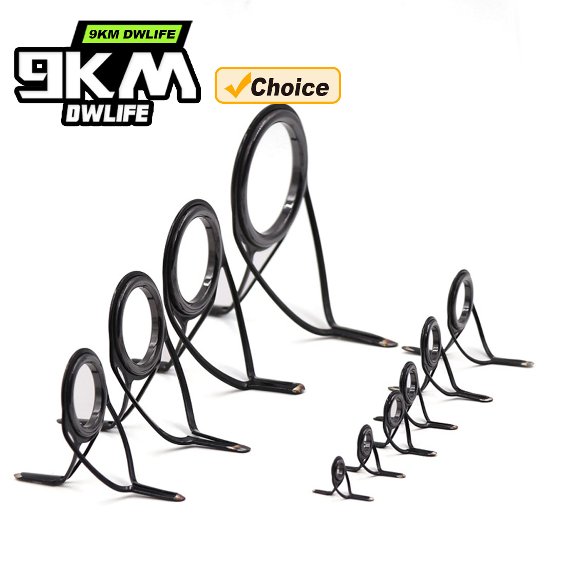 9KM OB Curved Rod Guide Kit 10 - Fishing Rod Guide Replacement incelemesi ve fiyatı