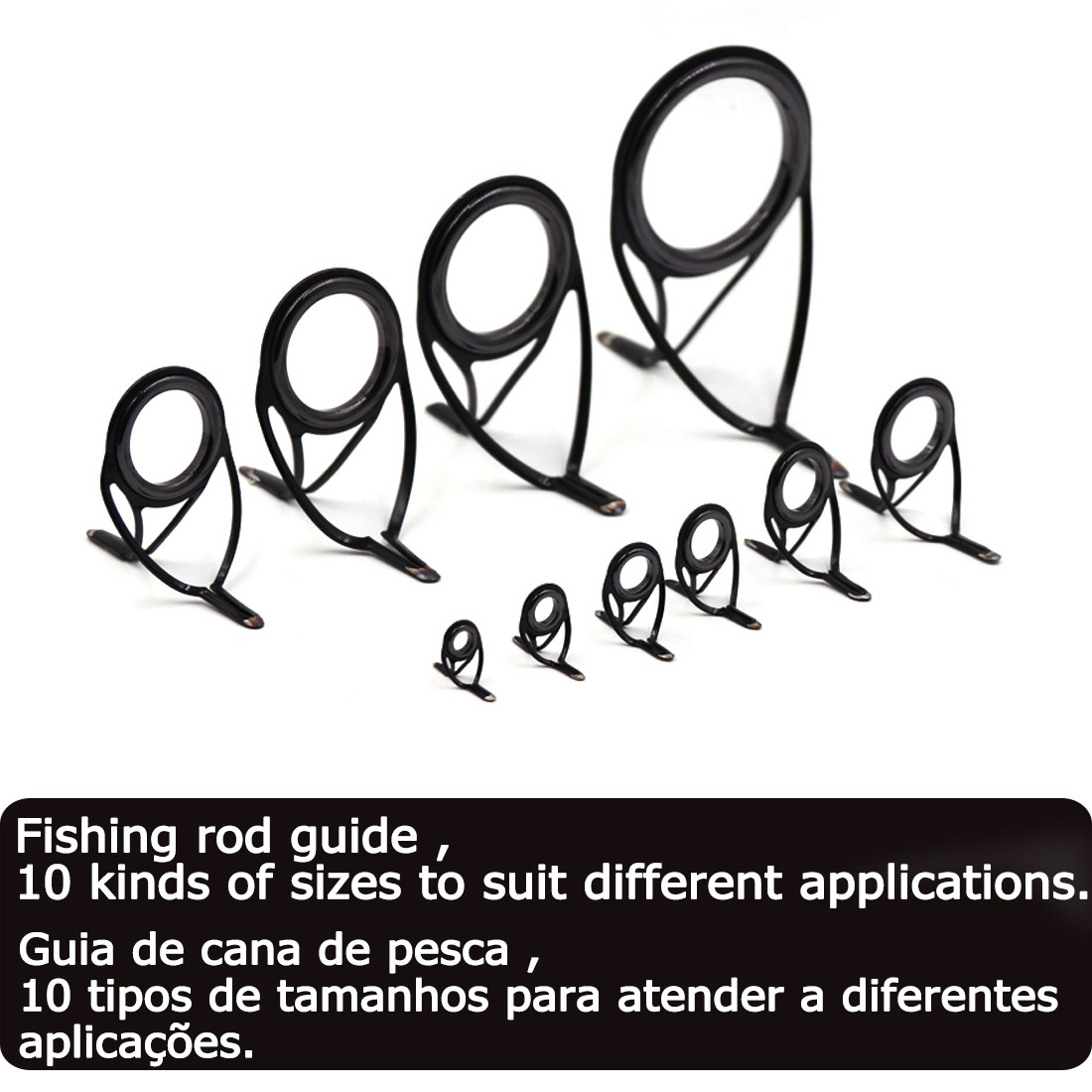 9KM OB Curved Rod Guide Kit 10 - Fishing Rod Guide Replacement incelemesi ve fiyatı