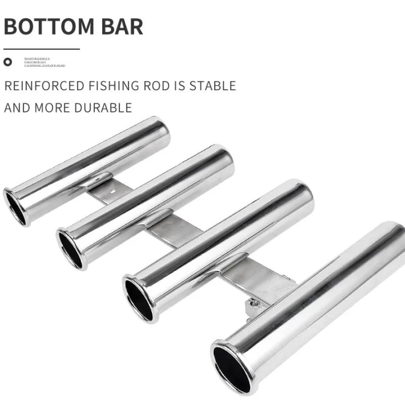 Stainless Steel 4 Tubes Rod ho - Fishing Rod Holder incelemesi ve fiyatı