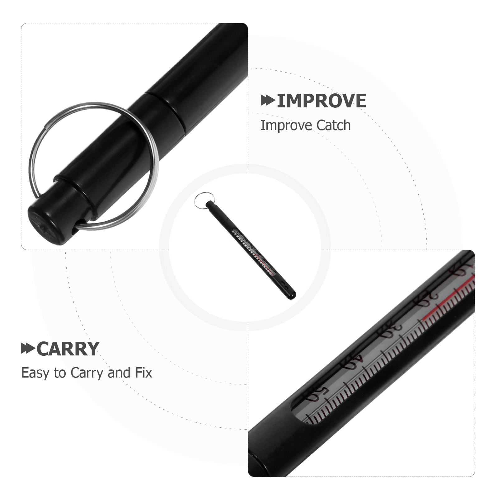 Fishing Water Thermometer ABS  - Fishing Rod Fly incelemesi ve fiyatı