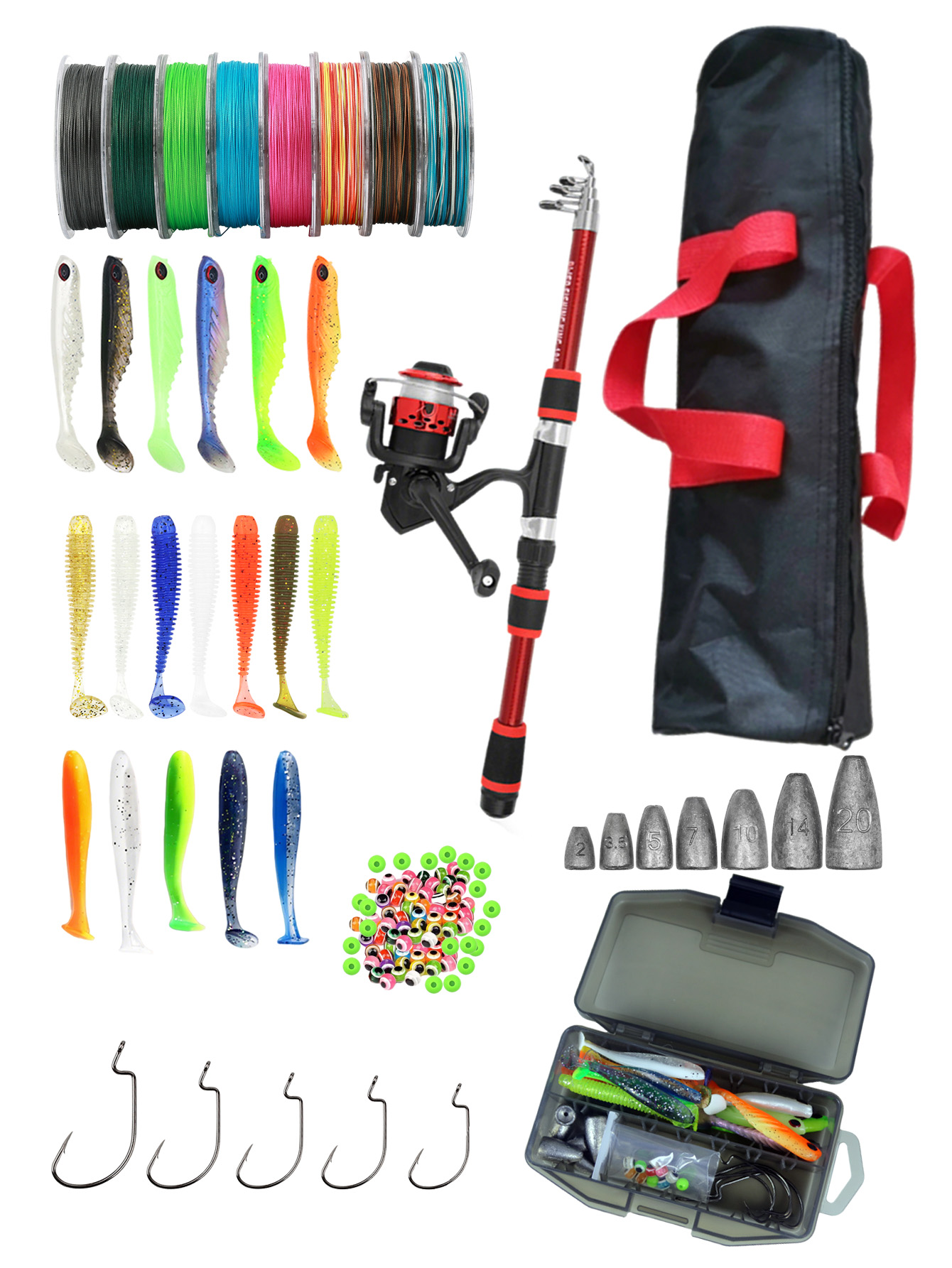 Fishing Rod Reel Combos Collap - Fishing Rod Combo incelemesi ve fiyatı