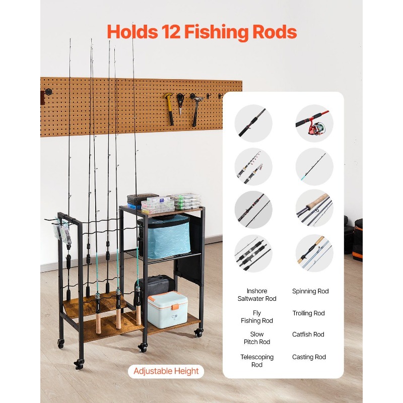 12 Pole Fishing Rod Holder Fis - Fishing Rod Holder incelemesi ve fiyatı
