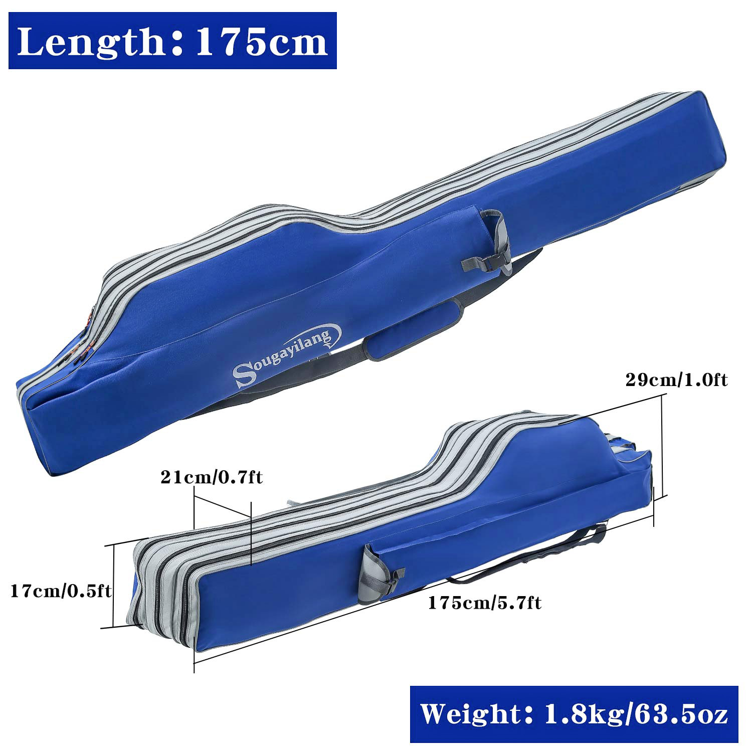 Sougayilang Fishing Rod Bag 3  - Fishing Rod Case incelemesi ve fiyatı