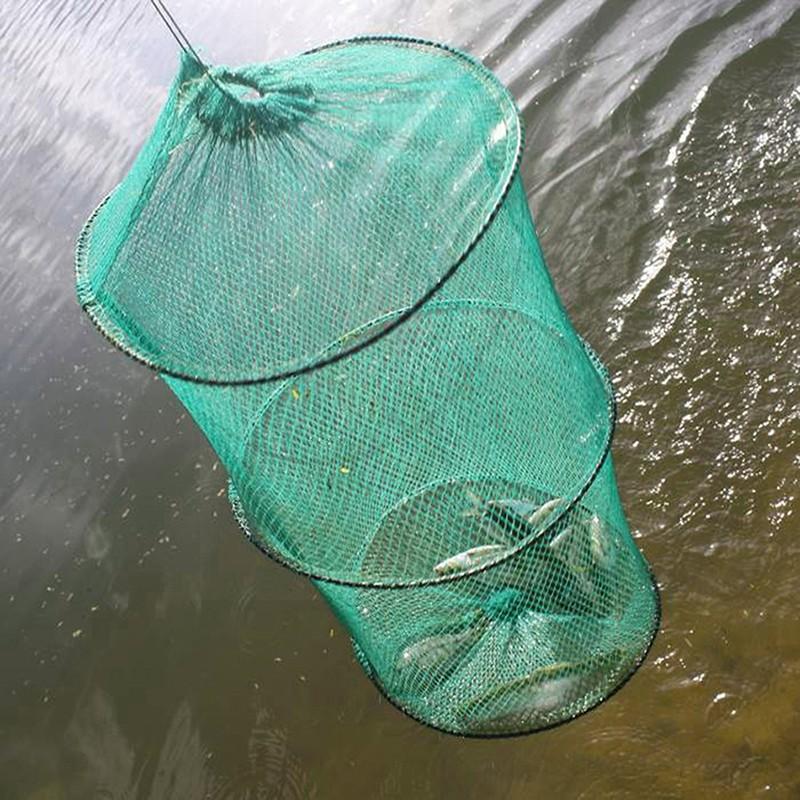 Folding Round Nylon Mesh Metal - Fishing Rod Casting incelemesi ve fiyatı