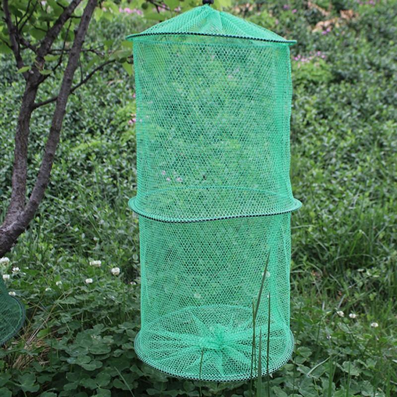 Folding Round Nylon Mesh Metal - Fishing Rod Casting incelemesi ve fiyatı