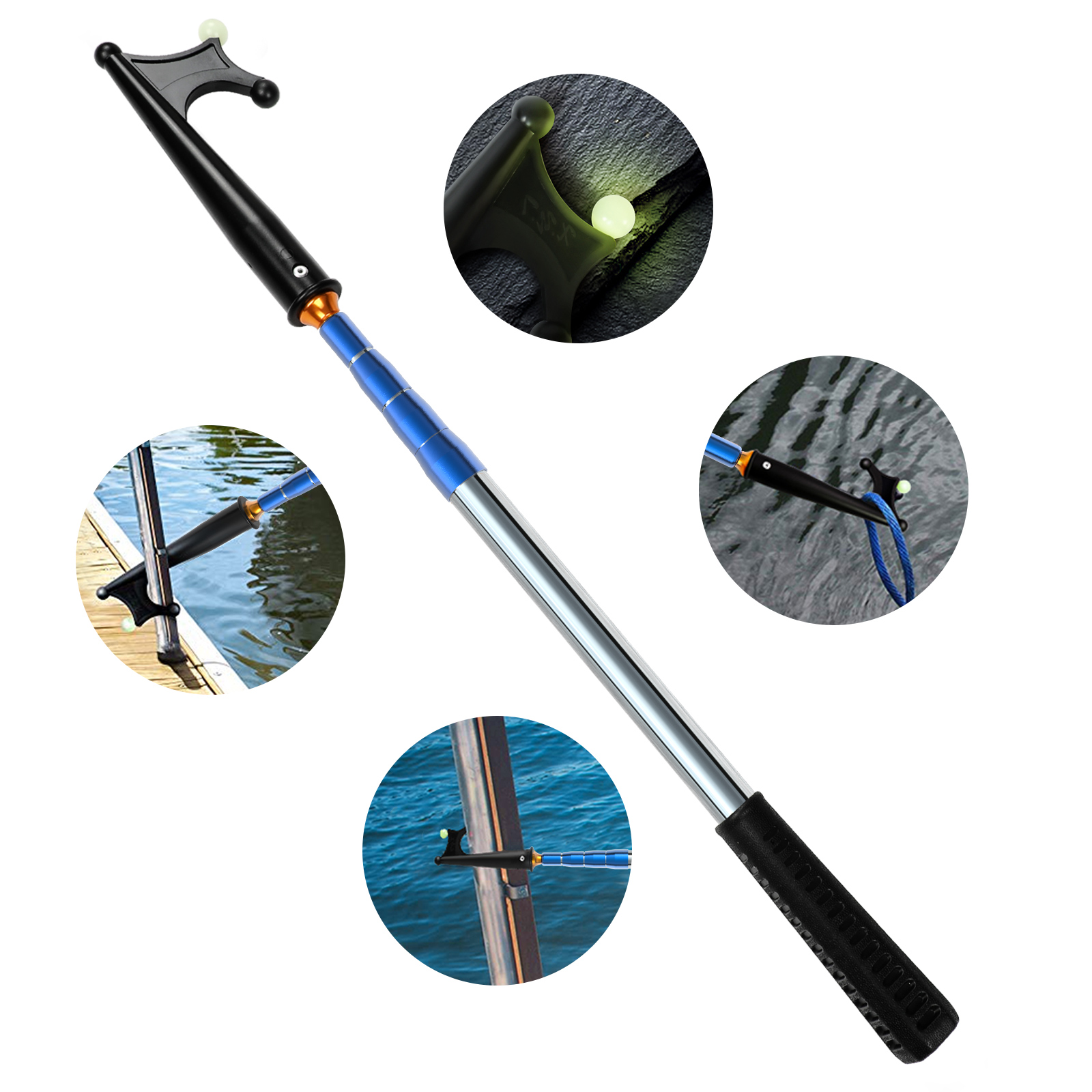 SANLIKE Telescoping Boat Hooks - Fishing Rod Casting incelemesi ve fiyatı