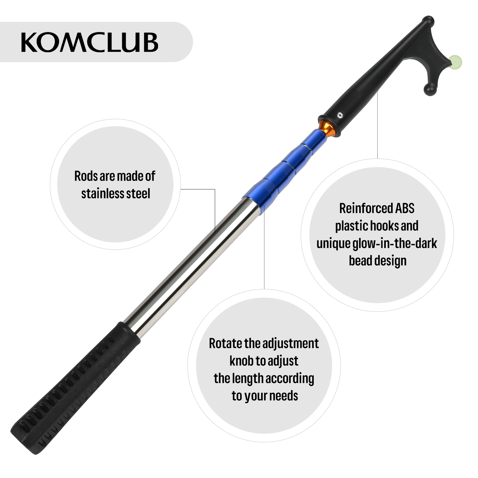 SANLIKE Telescoping Boat Hooks - Fishing Rod Casting incelemesi ve fiyatı