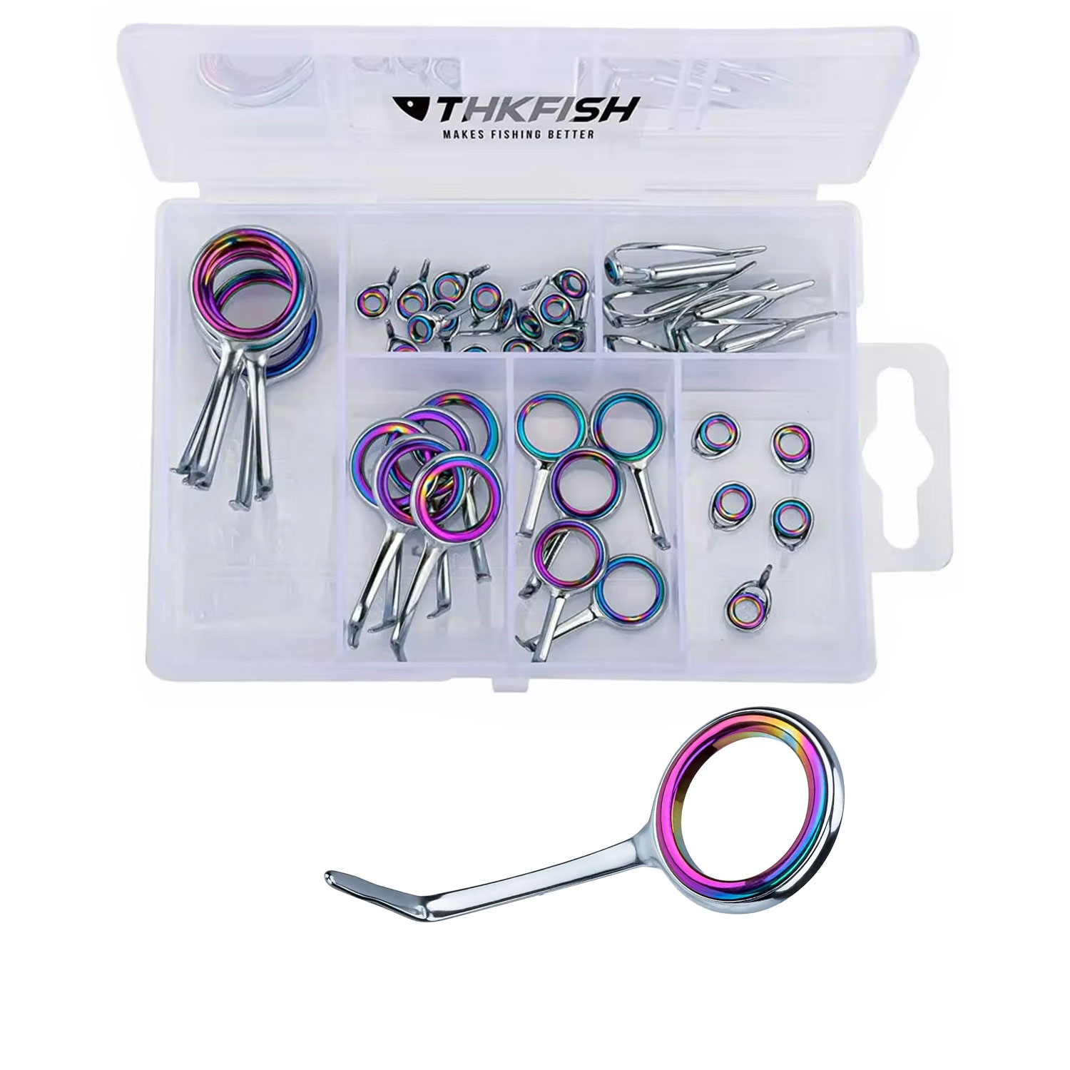 40pcs Colorful Fishing Rod Gui - Fishing Rod Guide Replacement incelemesi ve fiyatı