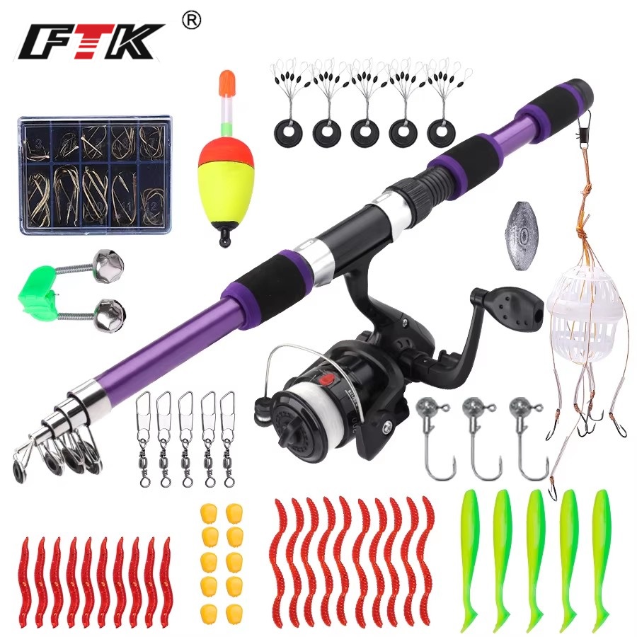 FTK 1.8M Portable Spinning Fis - Fishing Rod Carbon Fiber incelemesi ve fiyatı
