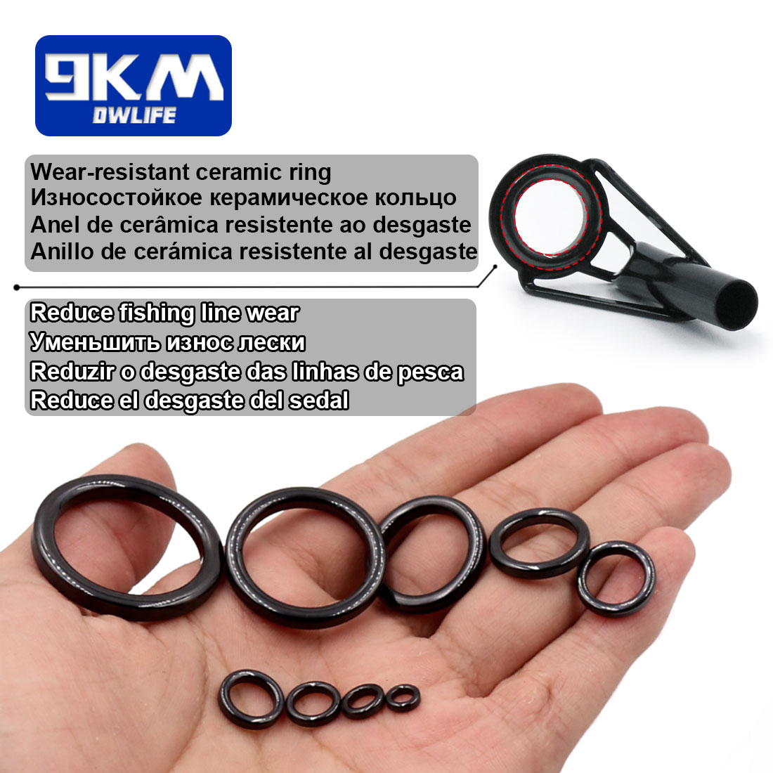 5Pcs Fishing Rod Tip Guides Re - Fishing Rod Tip Replacement incelemesi ve fiyatı